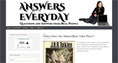 Desktop Screenshot of answerseveryday.com